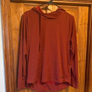 Women’s Under Armour Red Pullover Hoodie